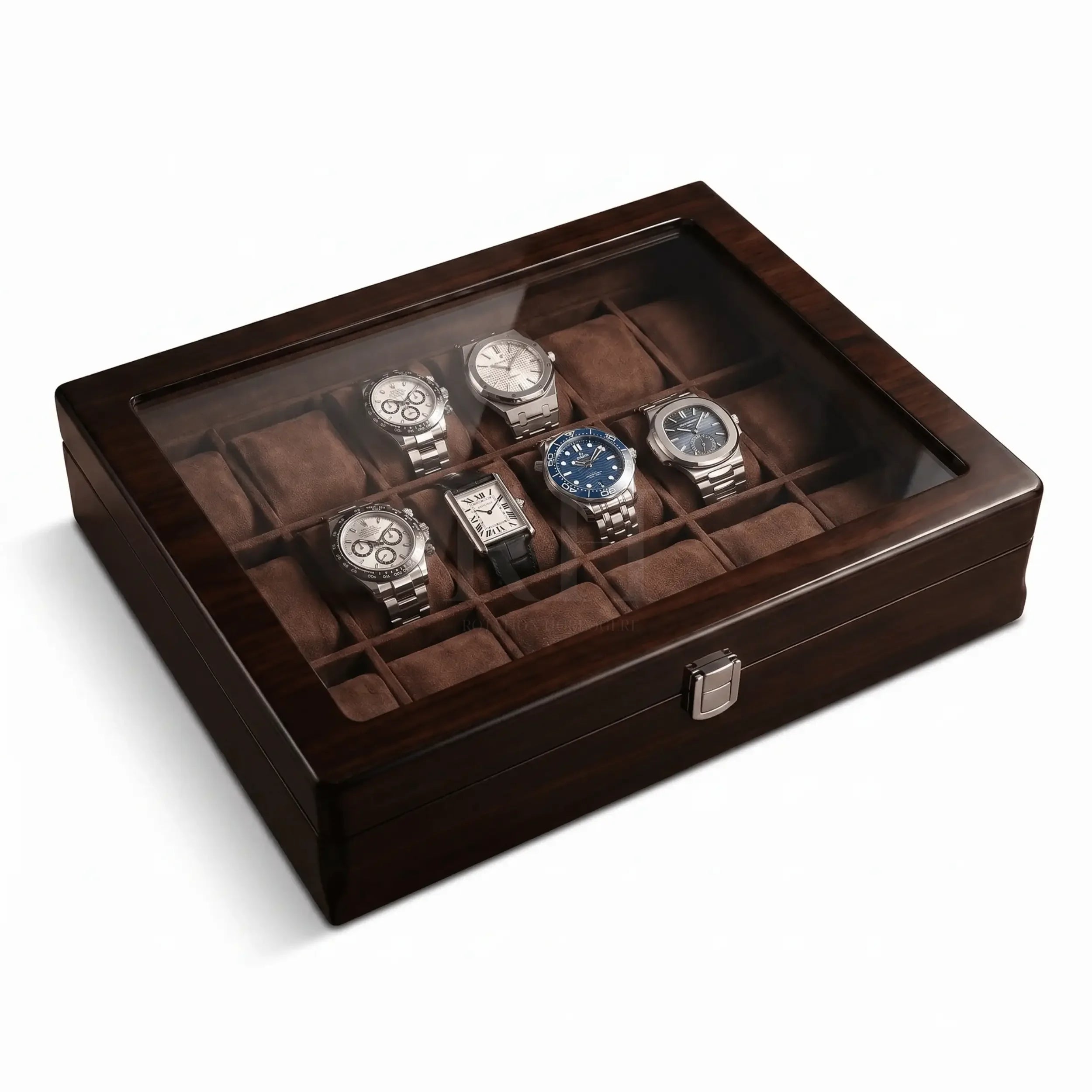 Velar 18 – Boite a montre de luxe pour 18 Montres | Rotation Horlogere | 4
