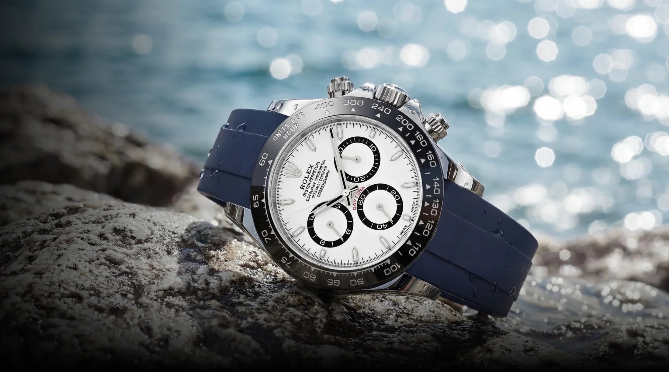 rolex daytona bracelet caoutchouc