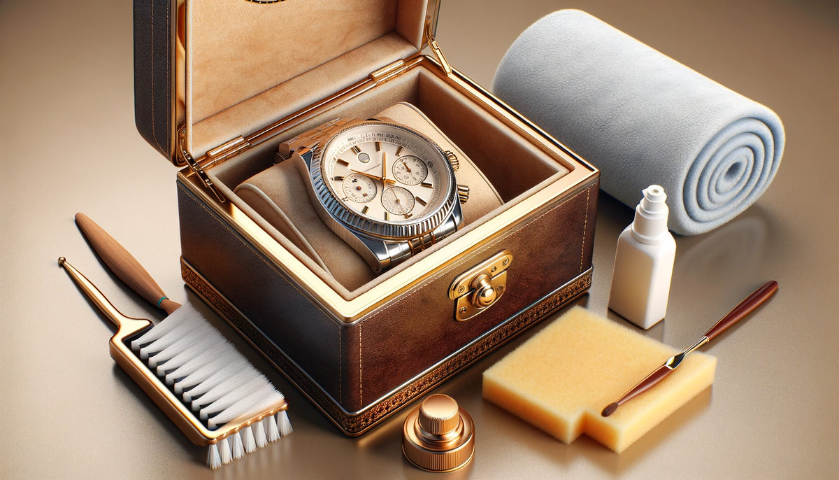 Watch in a box hot sale