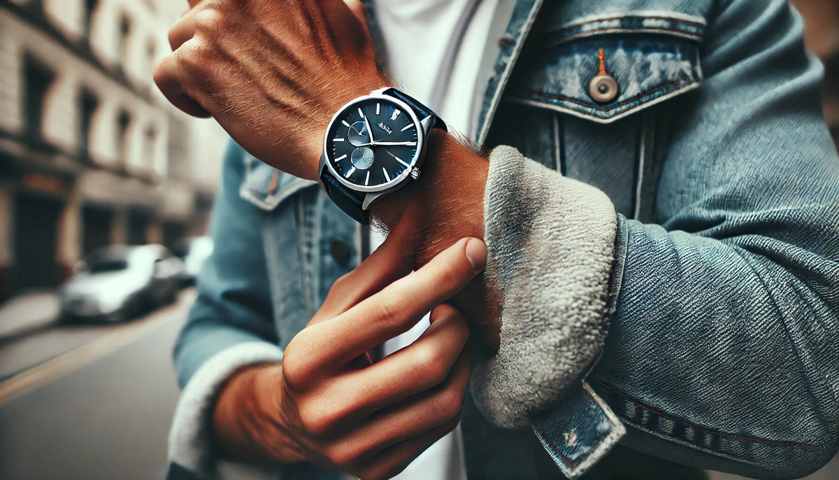 Reloj de cuerda de muñeca best sale