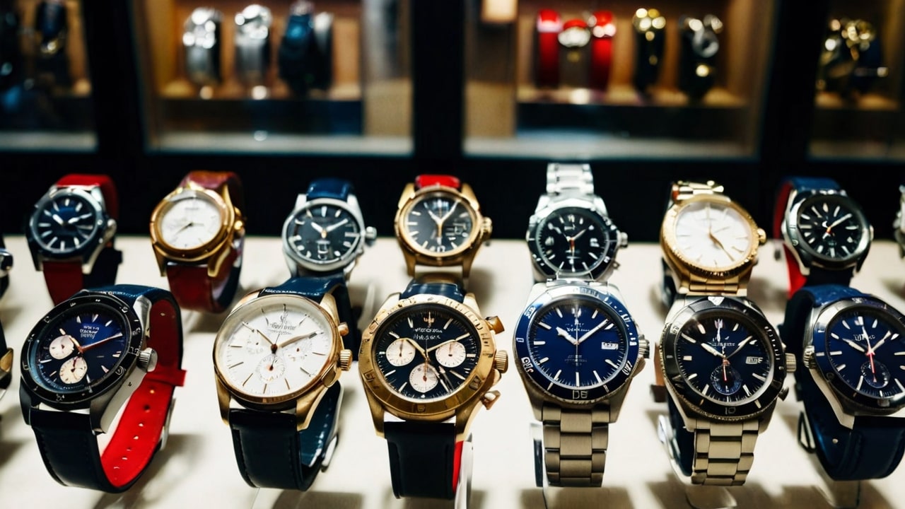 montres dans une boutique parisienne