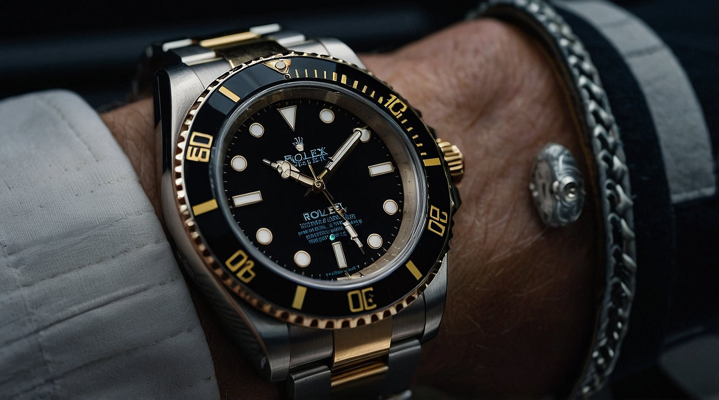 rolex submariner two tone