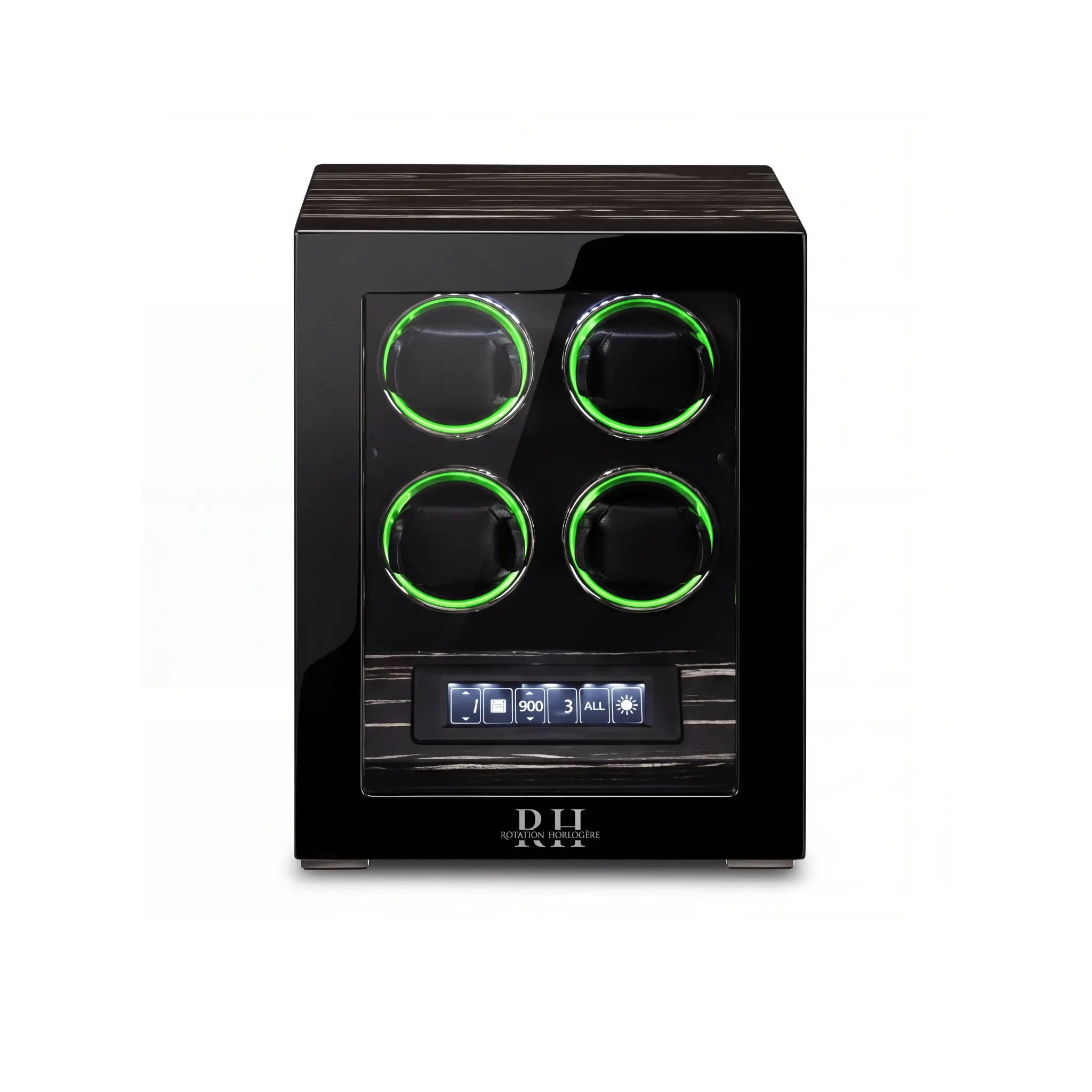 Ambassadeur – édition Signature en Bois D’ébène - 4 Emplacements | Rotation Horlogère