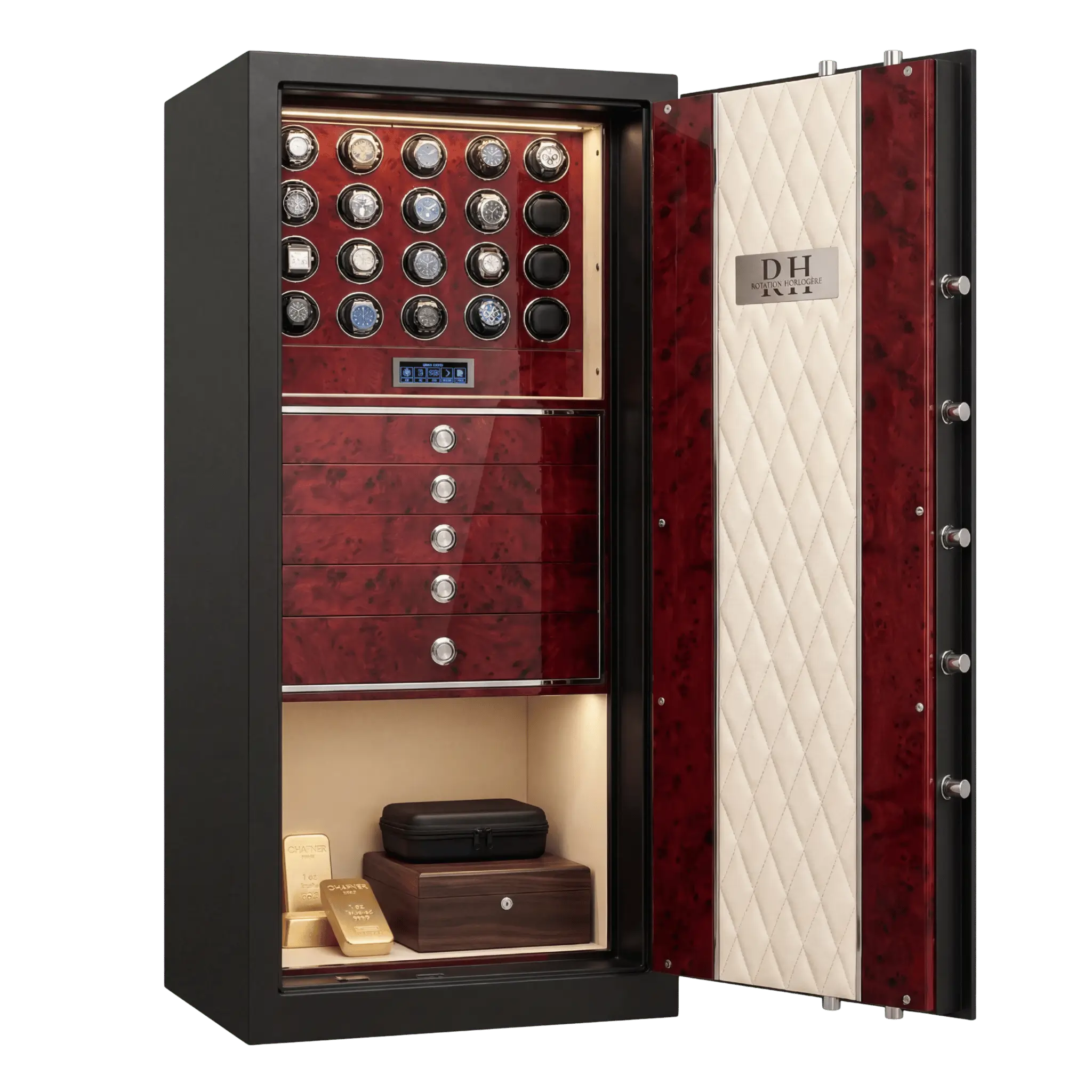 Bellagio Max™ – Coffre-fort avec remontoirs pour 20 Montres