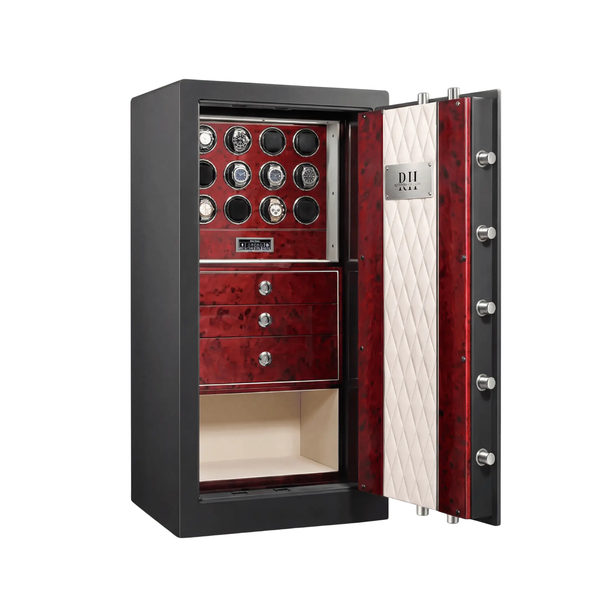 Bellagio Pro™ – Coffre-fort avec remontoirs pour 12 Montres