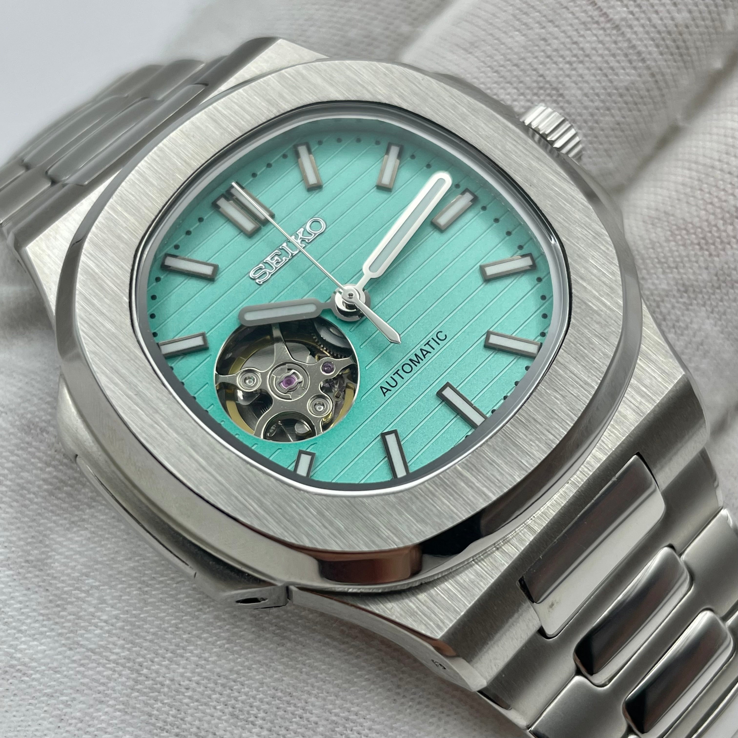 Seiko Mod Nautilus Tiffany "Corazón Abierto" 