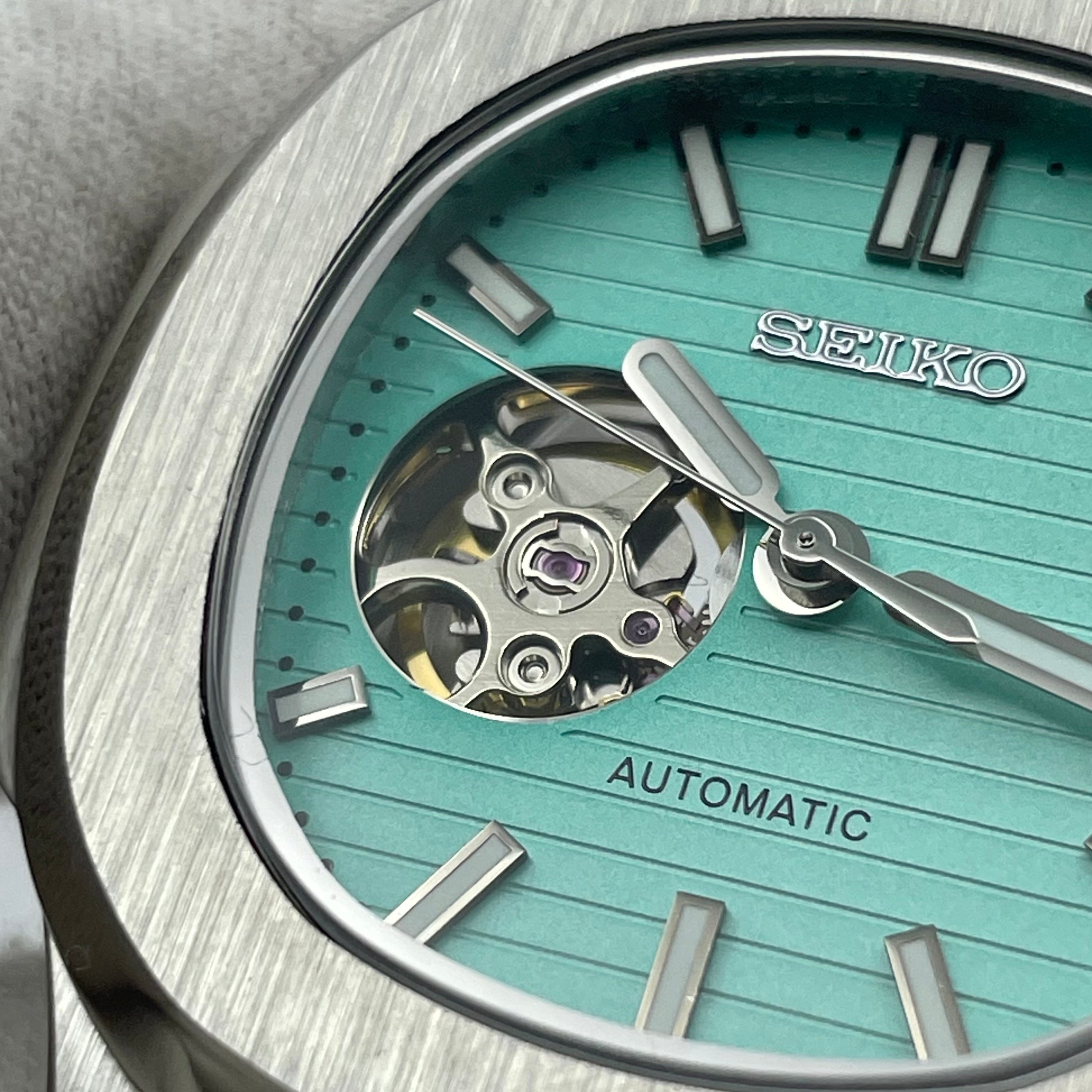 Seiko Mod Nautilus Tiffany "Corazón Abierto" 