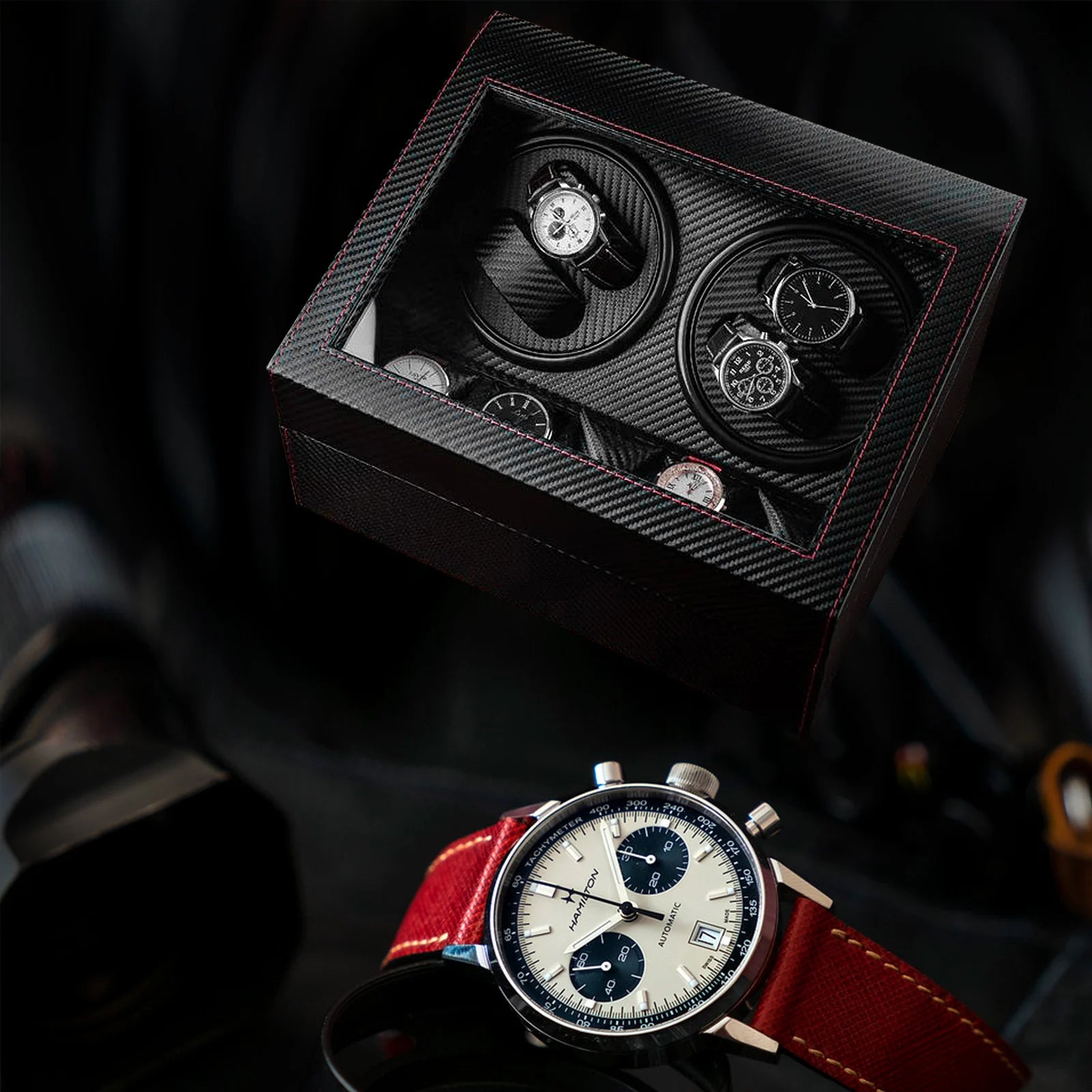 Carbon Watch Winder - Elite