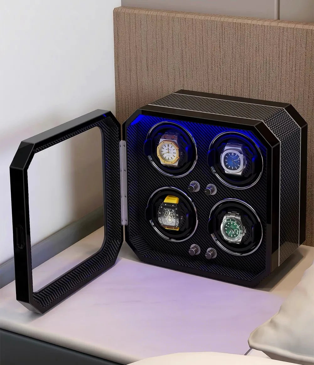 Watch Winder 4 -kolikkopelit - Quantum Carbon