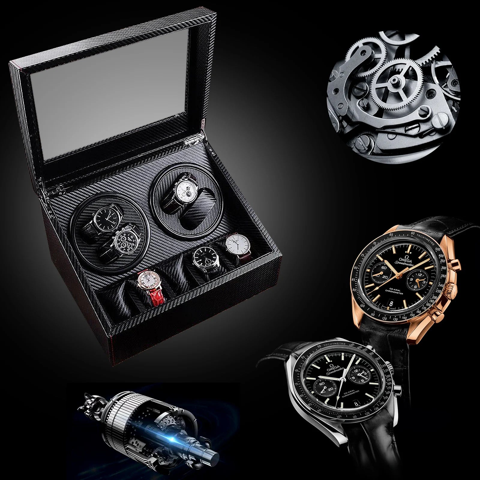 Carbon Watch Winder - Elite