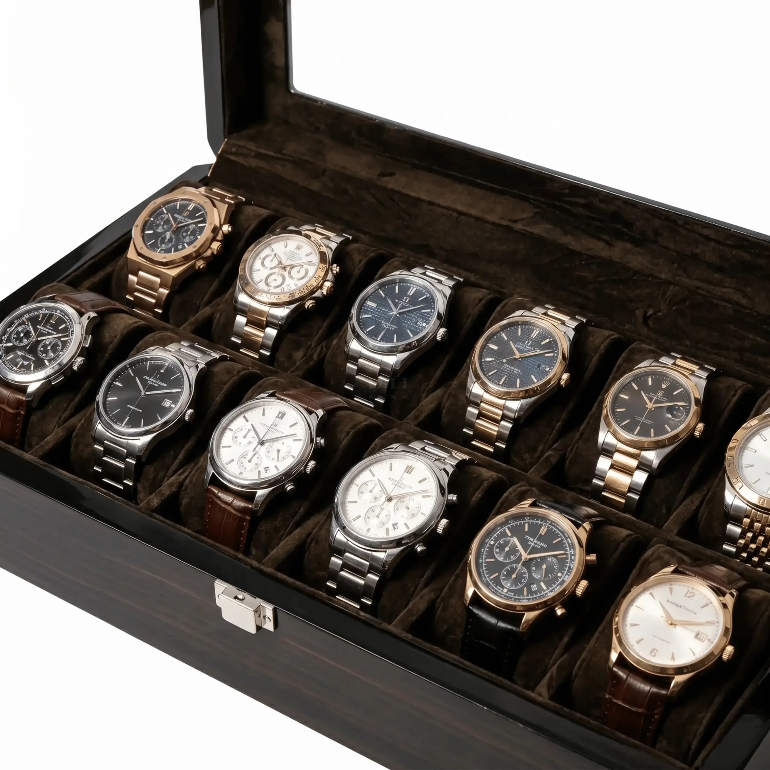 Velar 12 – Boite a montre de luxe pour 12 Montres | Rotation Horlogere | 5