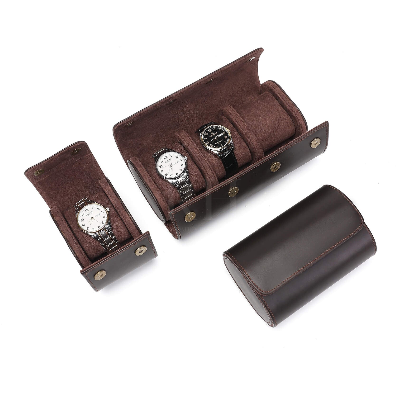 Atelier Trio – écrin Personnalisable pour 3 Montres - Rotation Horlogère