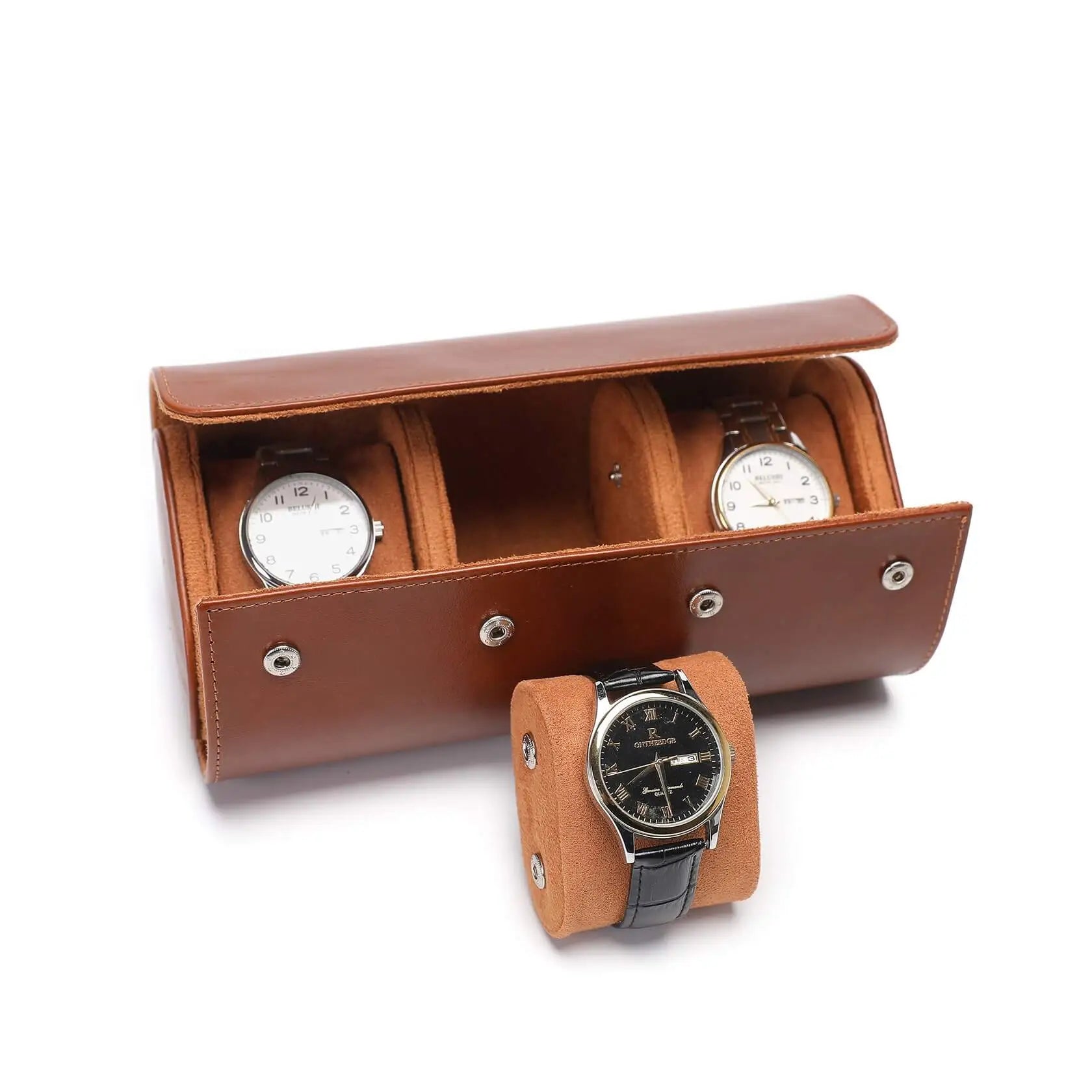 Atelier Trio – écrin Personnalisable pour 3 Montres - Rotation Horlogère