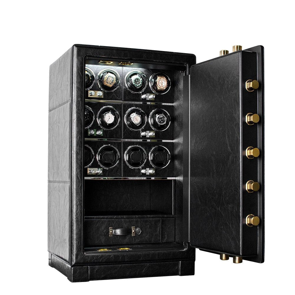 Atlas™ – Coffre-fort Remontoir pour 12 Montres - Rotation Horlogère