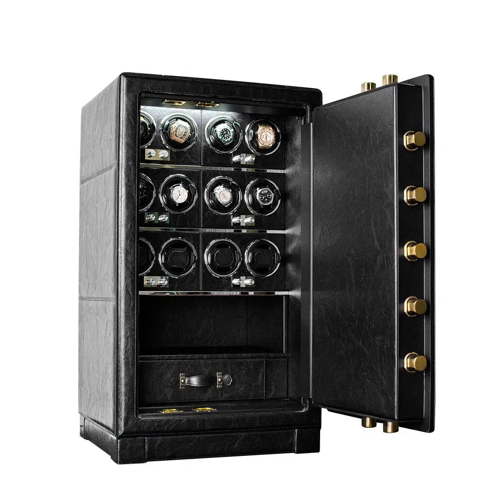 Atlas™ – Coffre-fort Remontoir pour 12 Montres - Rotation Horlogère