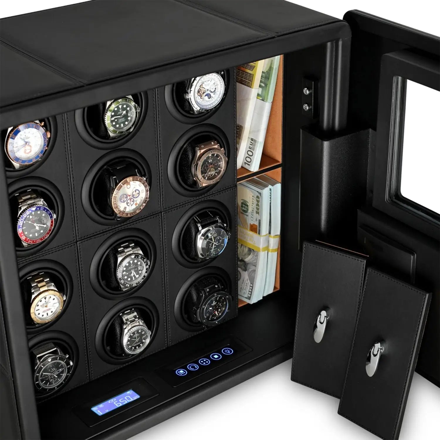 Bastion – Coffre Fort avec Remontoirs 12 Montres - Rotation Horlogère