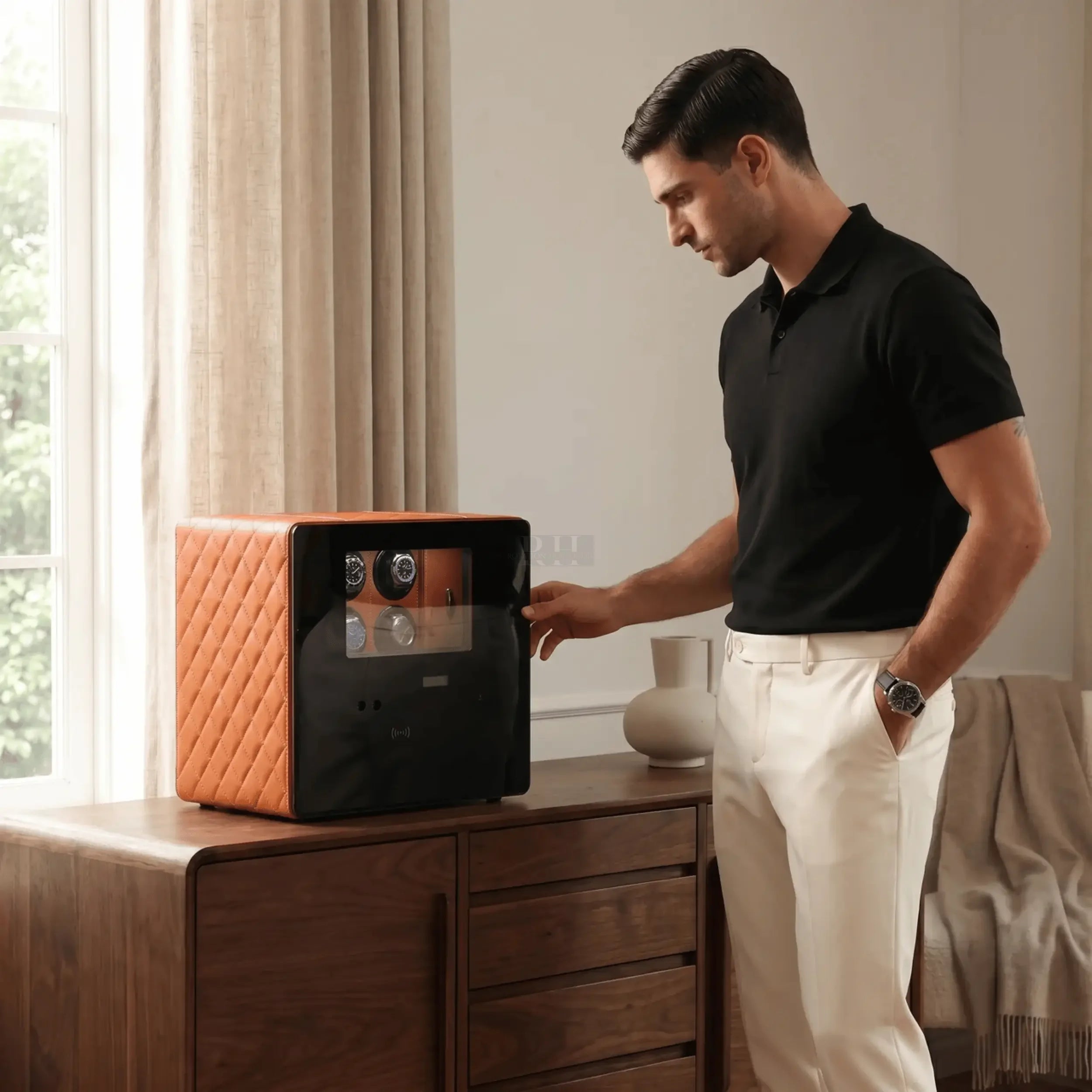 Bastion – Coffre Fort pour 12 Montres Automatiques - Rotation Horlogère