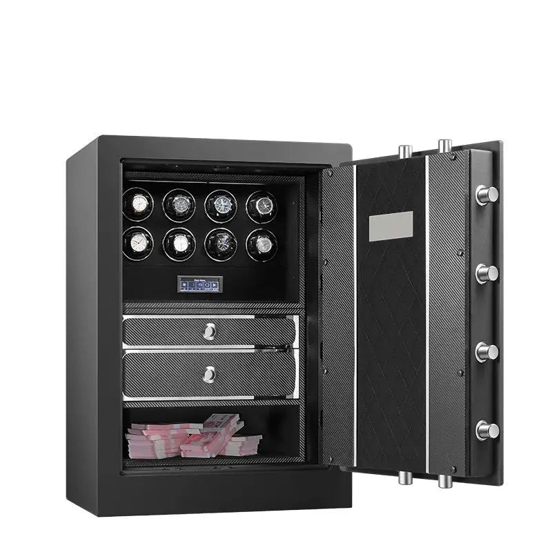 Bellagio™ – Coffre-fort avec Remontoirs pour 8 Montres - Carbon | Rotation Horlogère