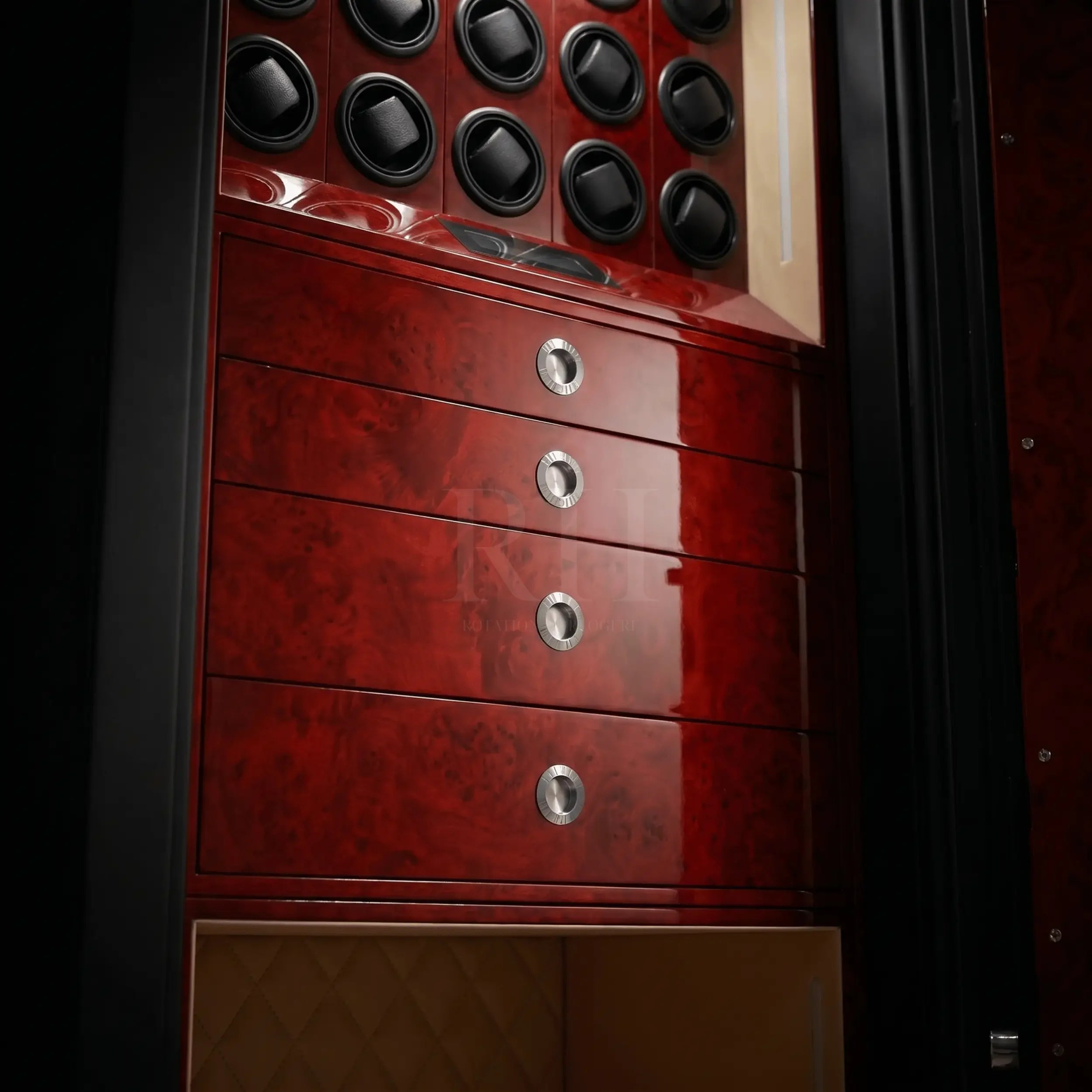 Bellagio Max™ – Coffre-fort avec Remontoirs pour 20 Montres - Rotation Horlogère