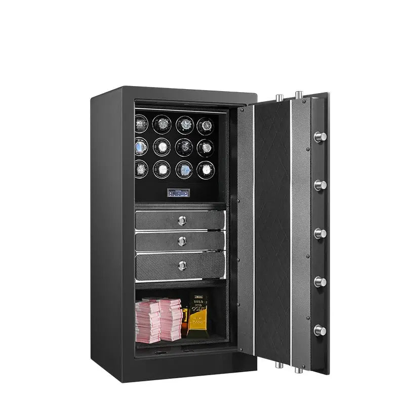 Bellagio Pro™ – Coffre-fort avec Remontoirs pour 12 Montres - Carbon | Rotation Horlogère