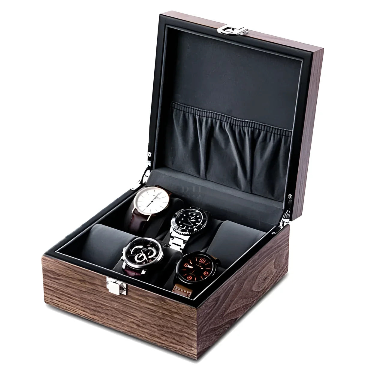 Boite à Montre - Coffret Noyer - Rotation Horlogère