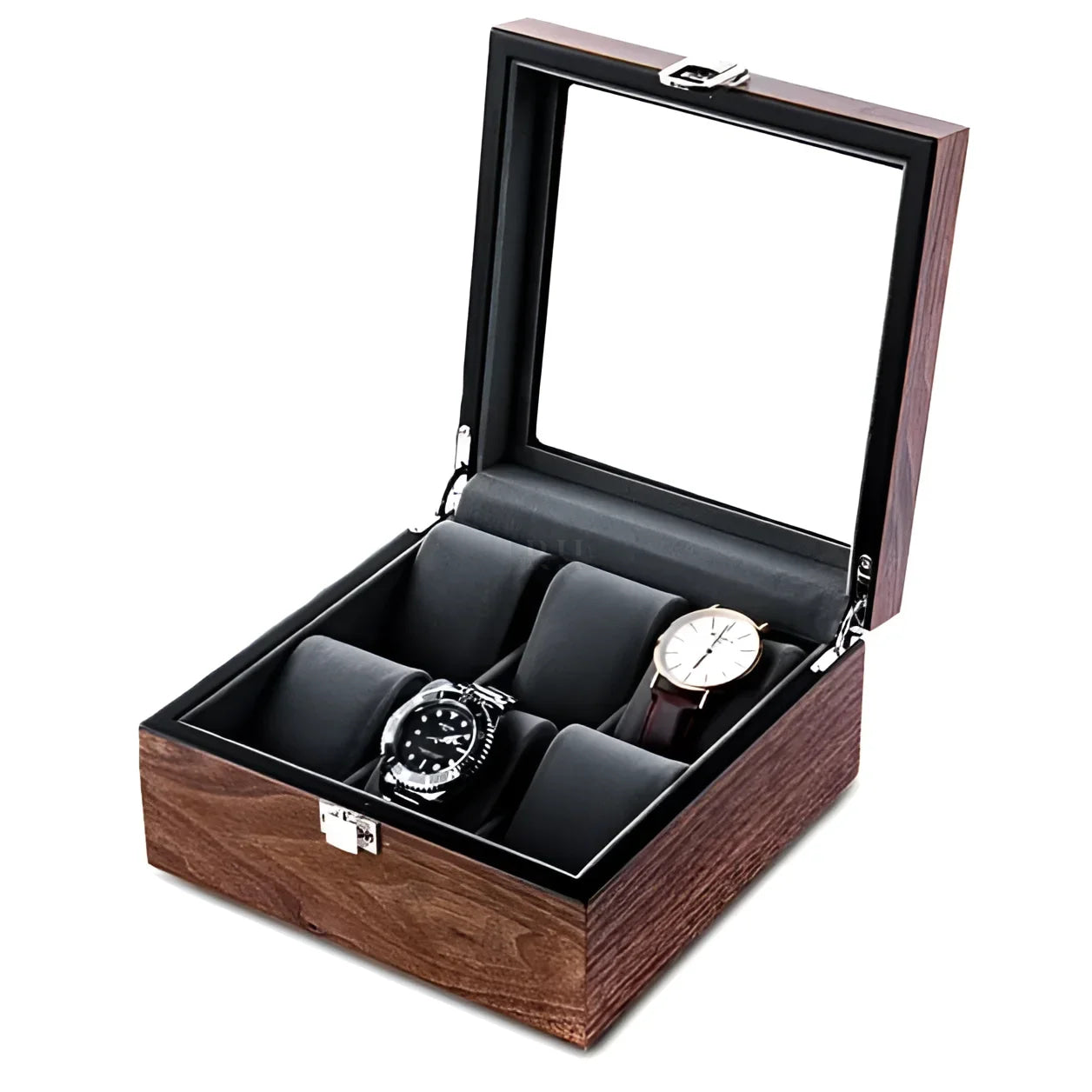 Boite à Montre - Coffret Noyer - Rotation Horlogère