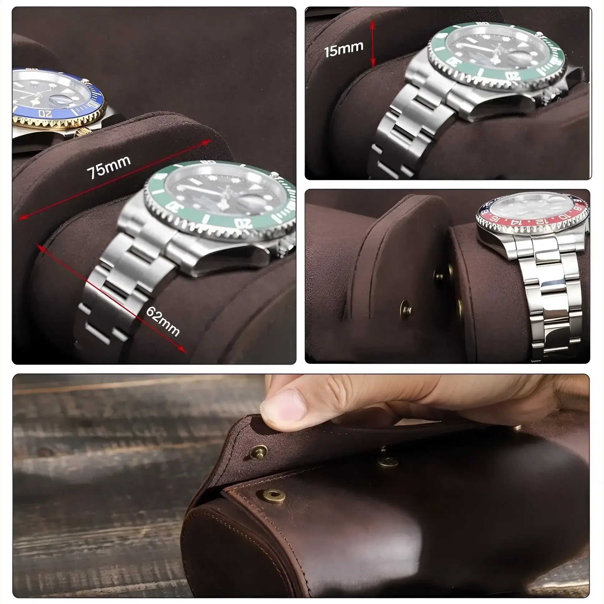 Boite à Montre - Etui Classique Trio - Rotation Horlogère