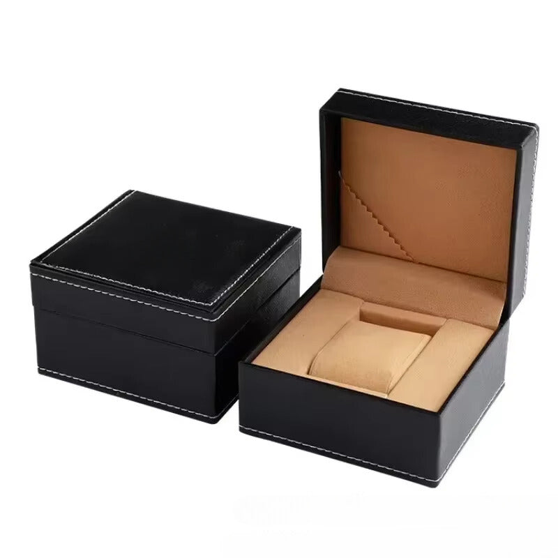 Elegante braune Uhrenbox 