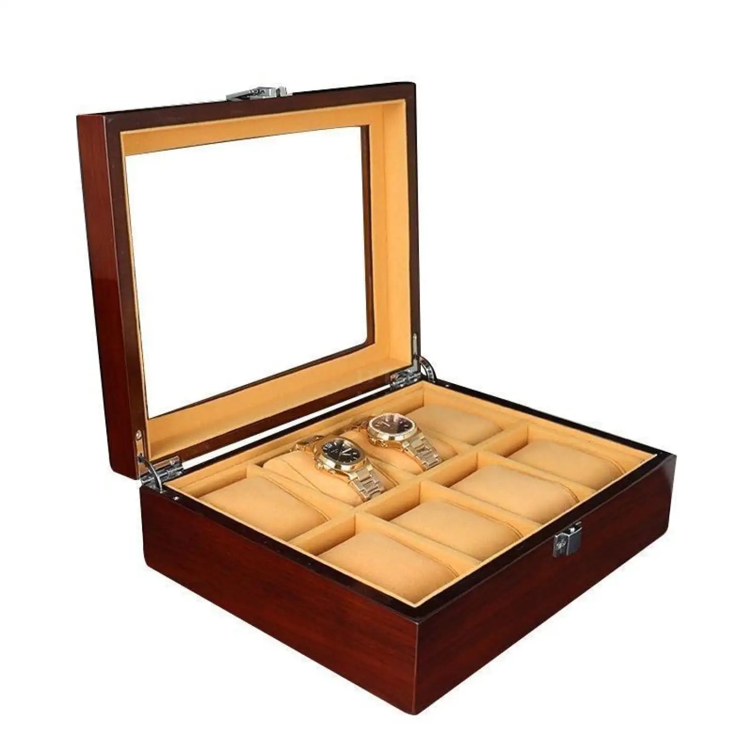 Coffret à Montre en Bois pour 8 Montres - Rotation Horlogère