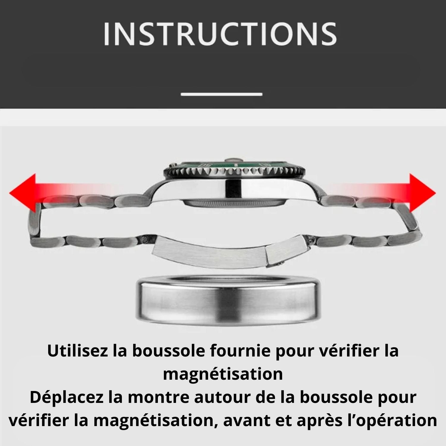 Démagnétiseur De Montre - Rotation Horlogère