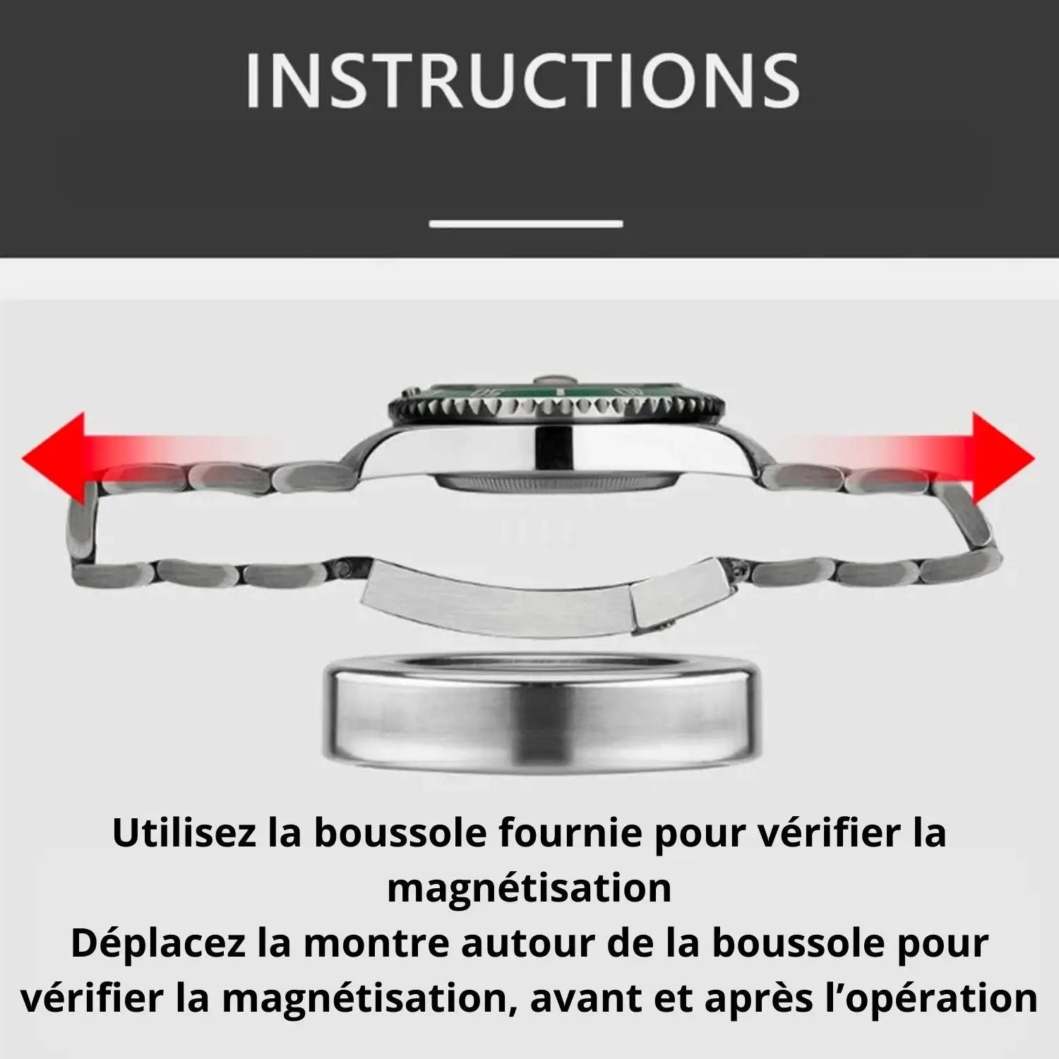 Démagnétiseur de Montre - Rotation Horlogère