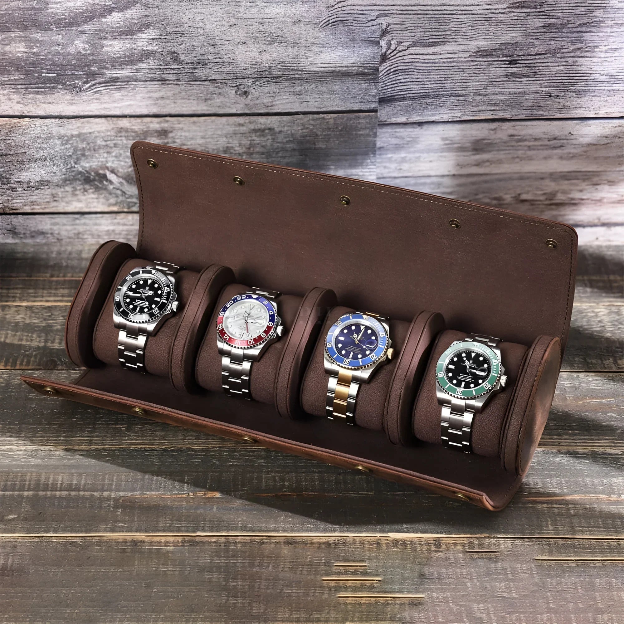 Étui Montre - Vintage pour Quatre Montres - Rotation Horlogère