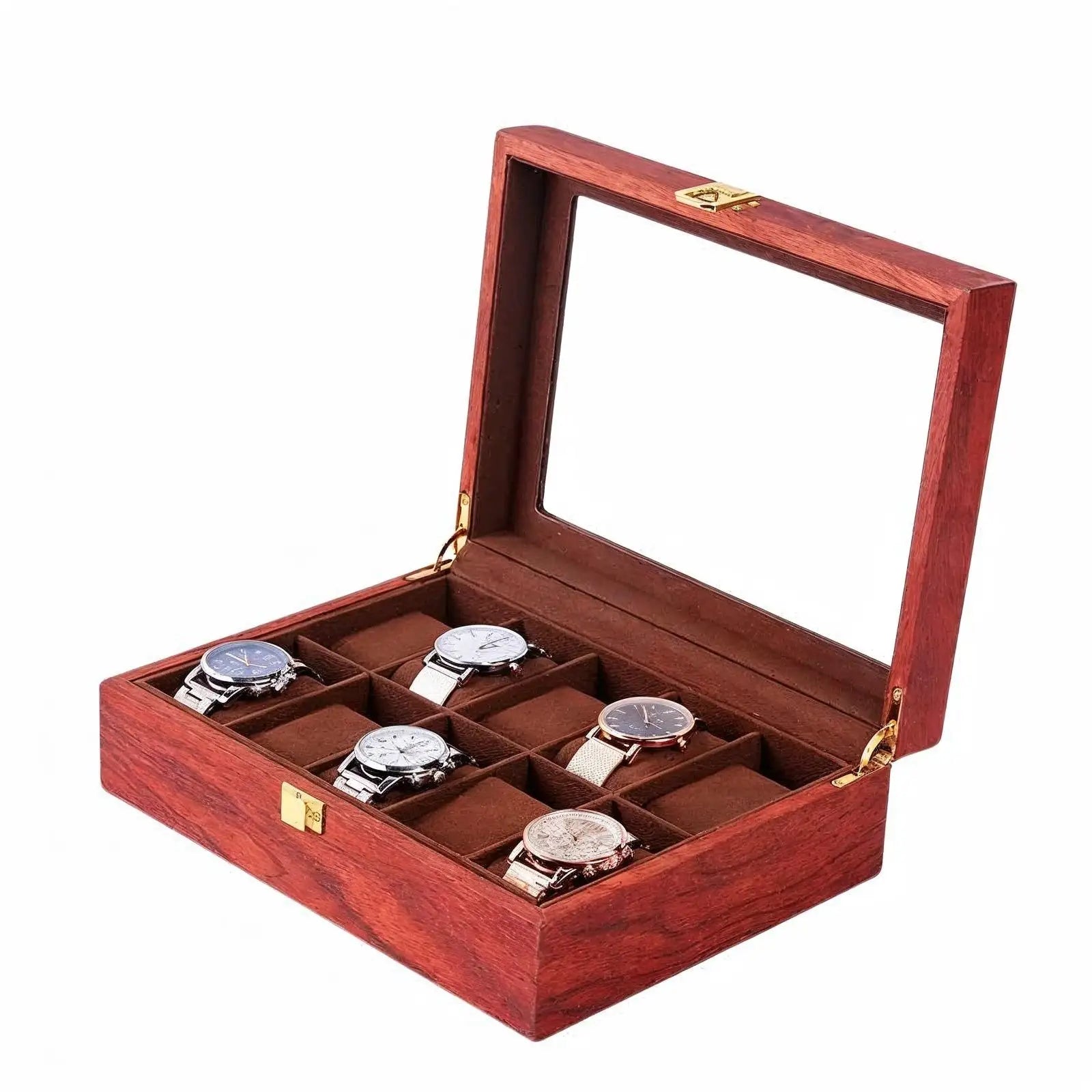 Héritage Deca – écrin en Bois pour 10 Montres - Rotation Horlogère