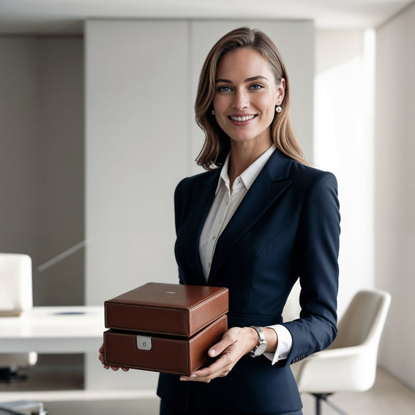 Boite en cuir pour Montre