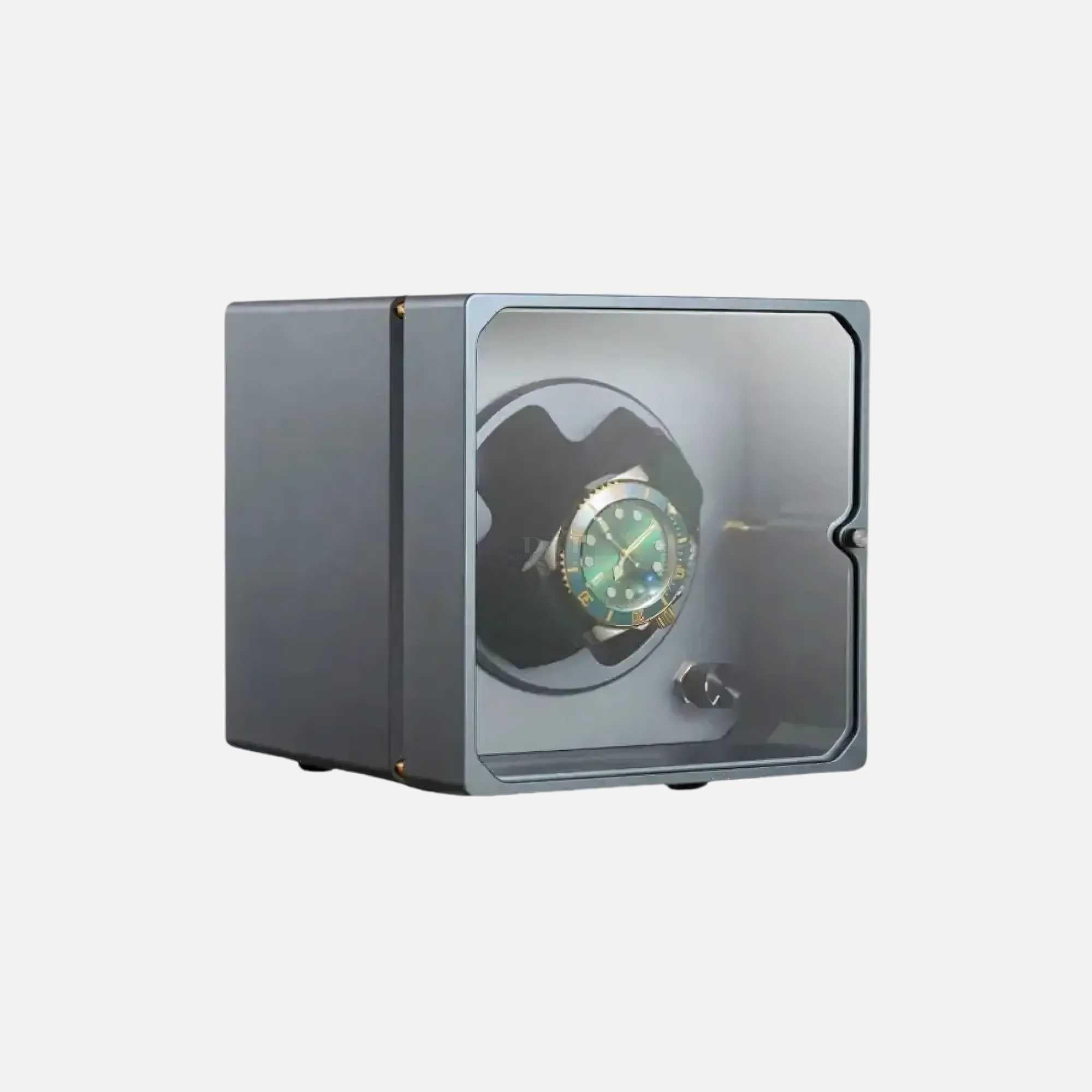Nexus Solo – Remontoir Cube - Aluminium Noir | Rotation Horlogère