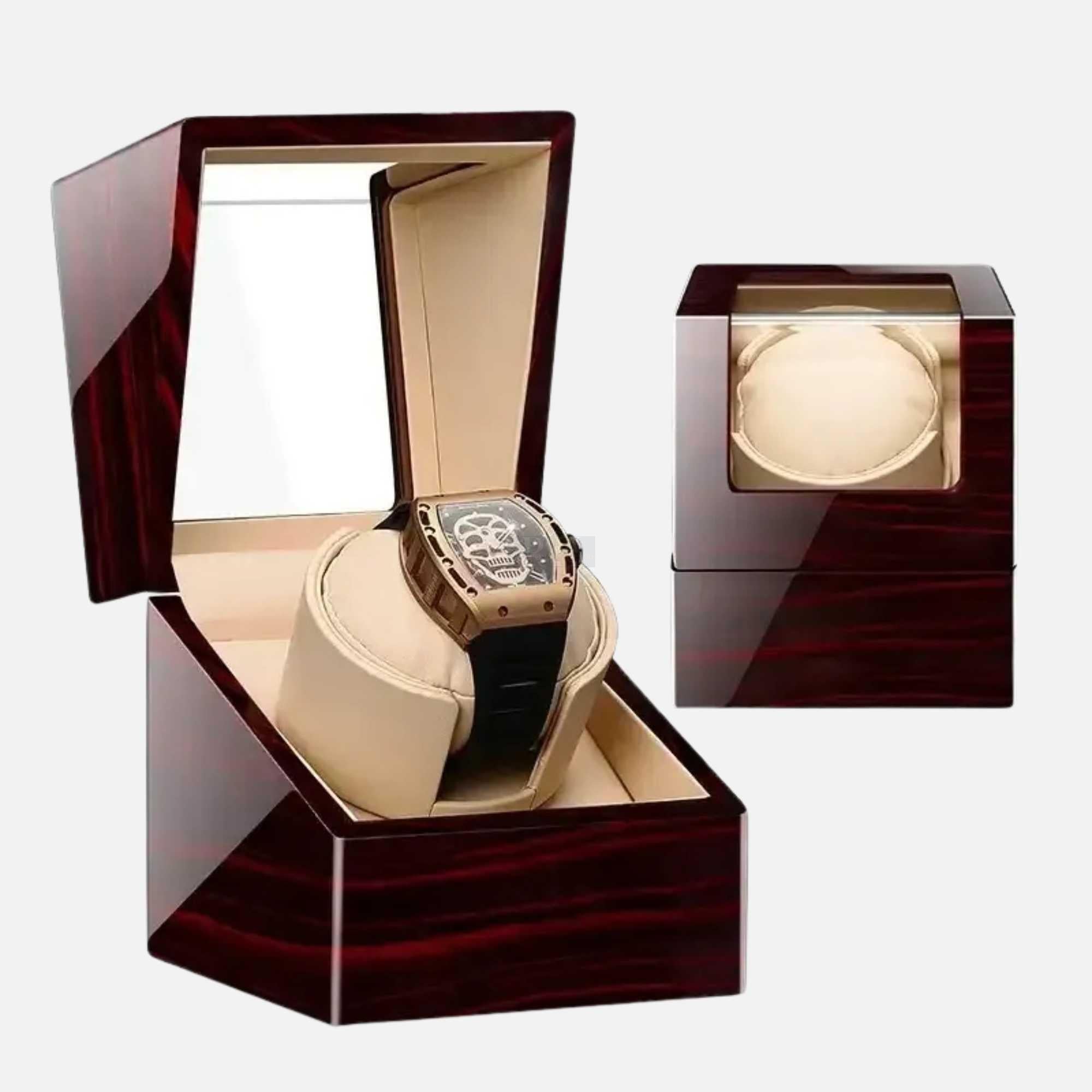 Remonte Montre Automatique - élégance - Bois de Chêne | Rotation Horlogère