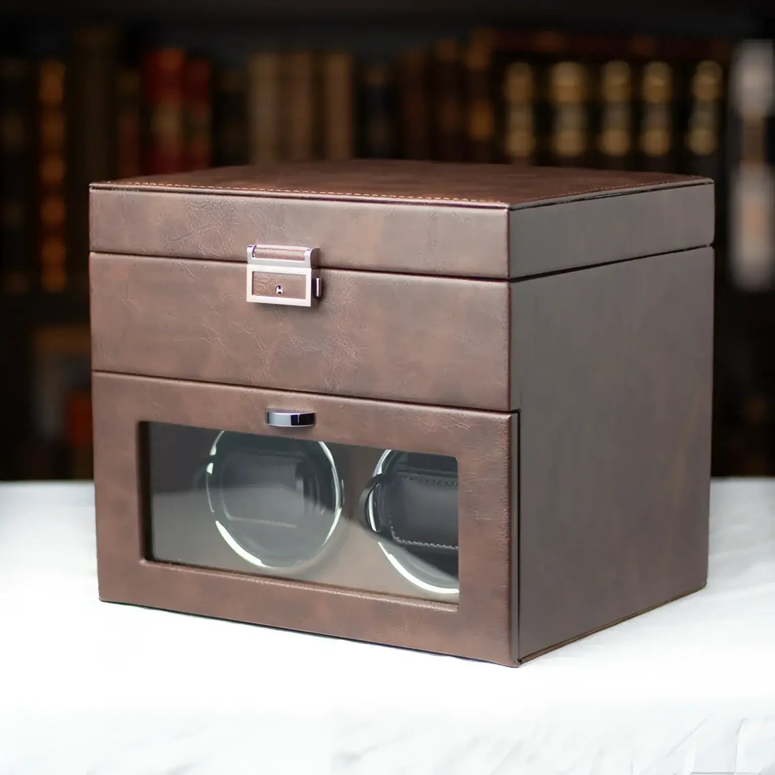 Remontoir Automatique - Orion Duo Cognac - Rotation Horlogère