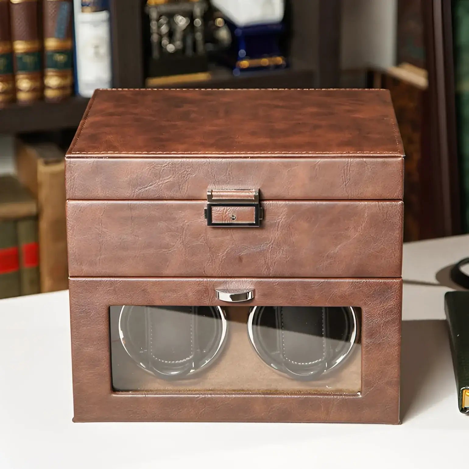 Remontoir Automatique - Orion Duo Cognac - Rotation Horlogère