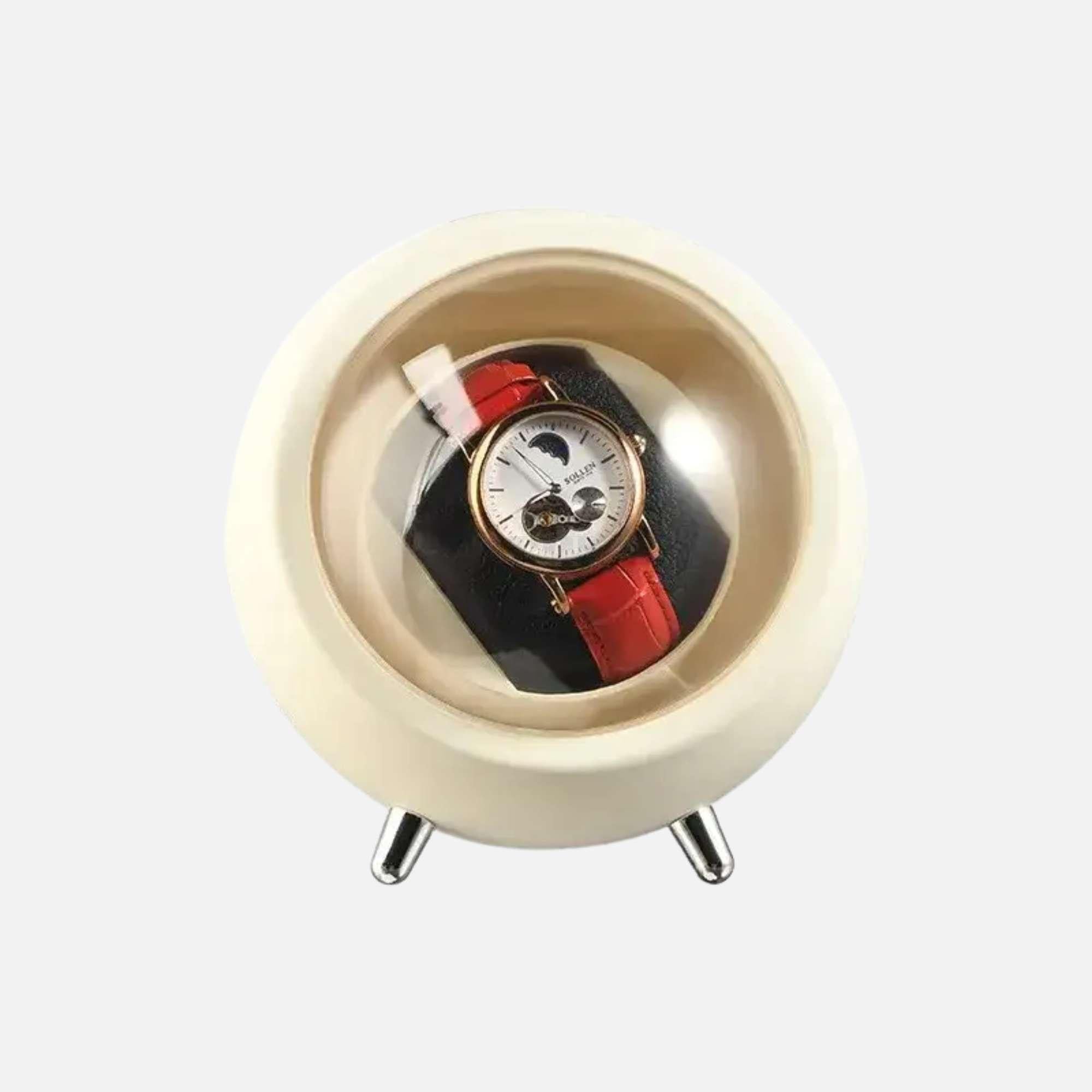 Remontoir Automatique - Sphère Cosmique - Blanc Voie Lactée | Rotation Horlogère