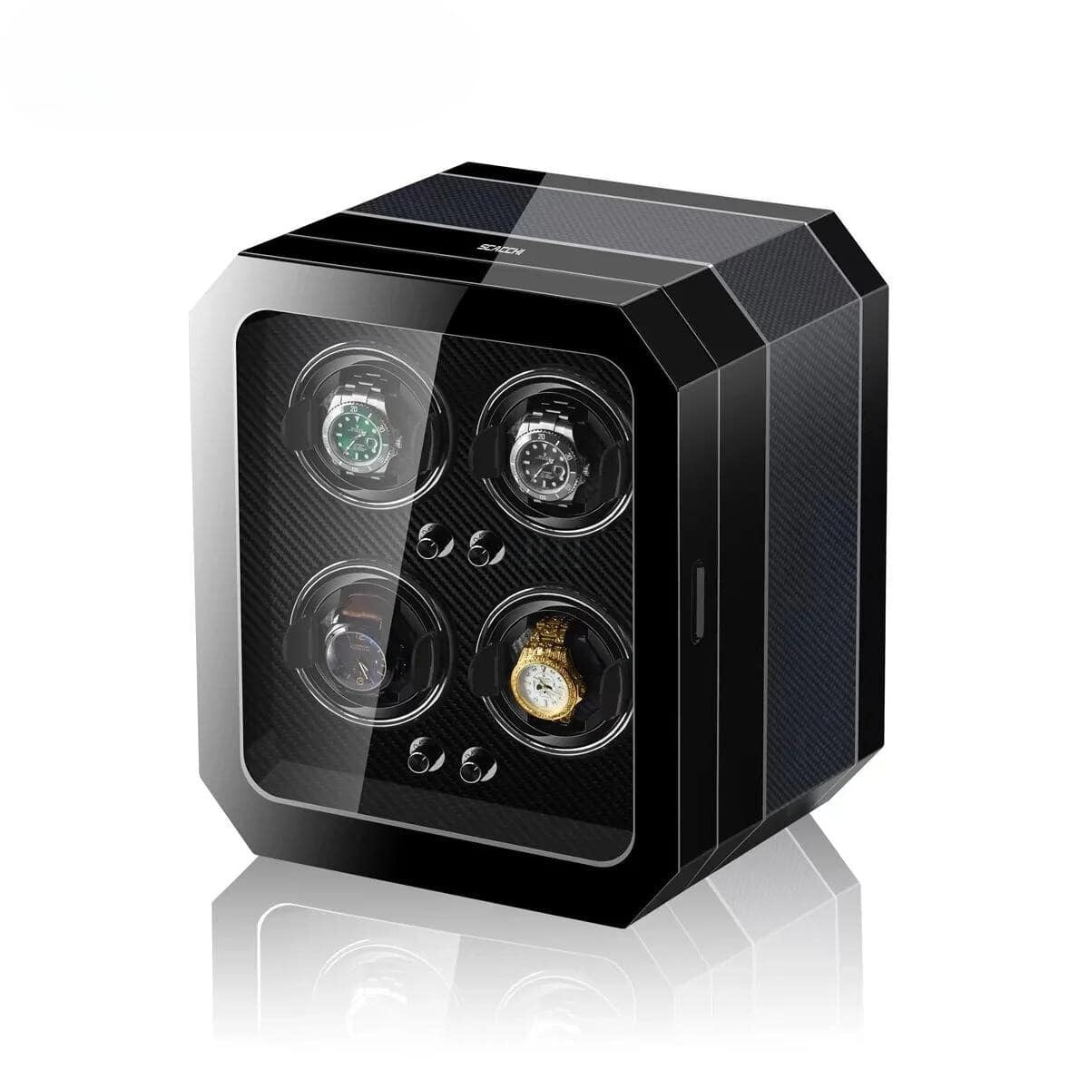 Remontoir Montre 4 Slots - Quantum Carbone - Rotation Horlogère