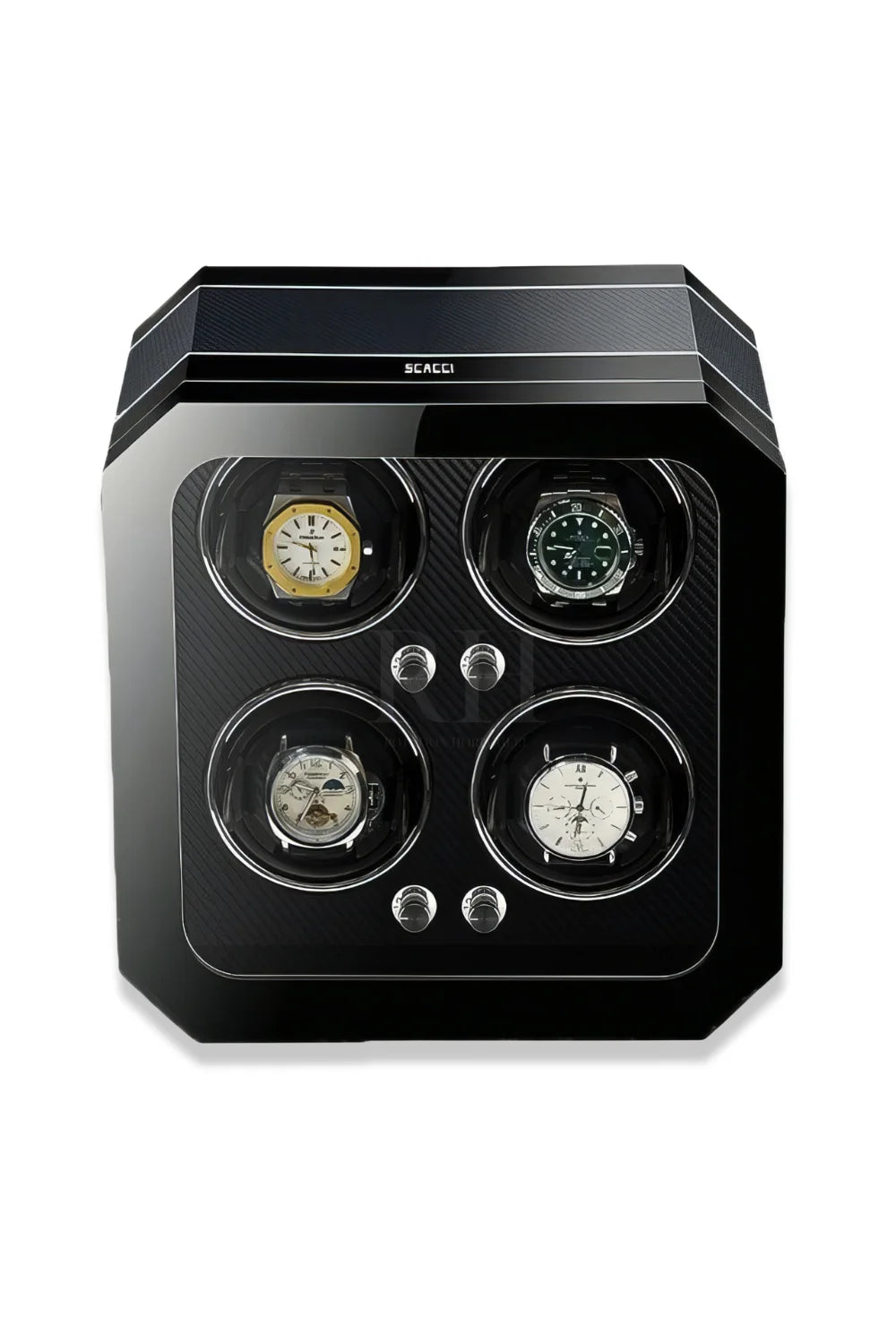 Remontoir Montre 4 Slots - Quantum Carbone - Rotation Horlogère