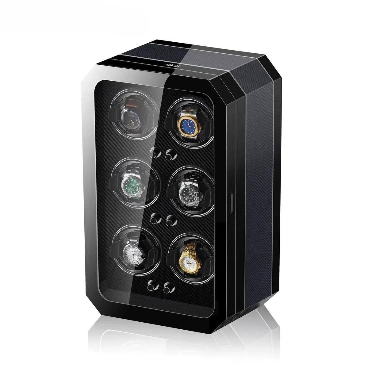 Remontoir Montre 6 Slots - Quantum Carbone - Rotation Horlogère