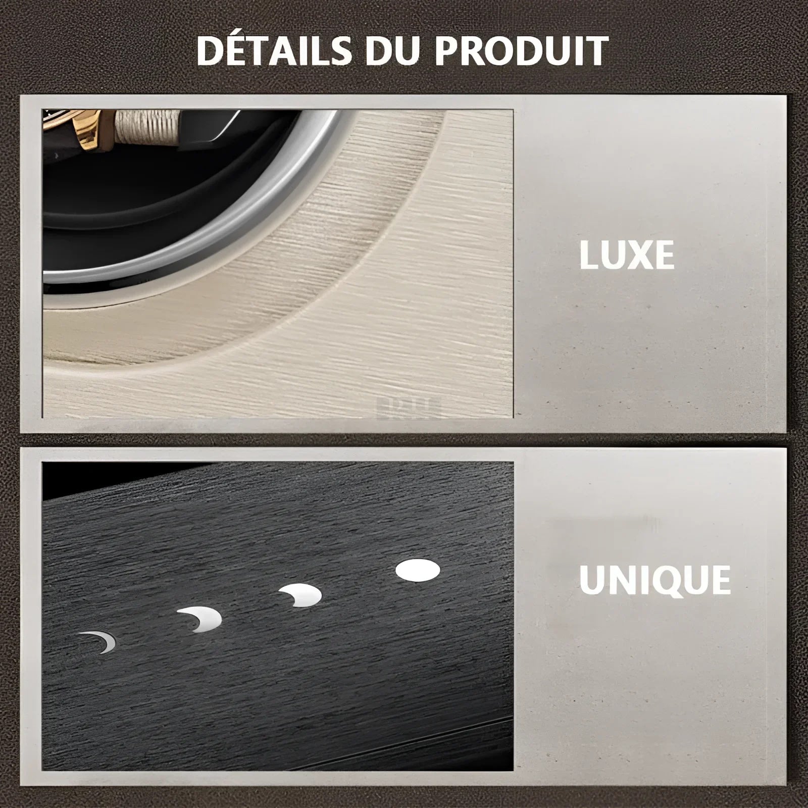 Remontoir Montre - Bois Uno - Rotation Horlogère