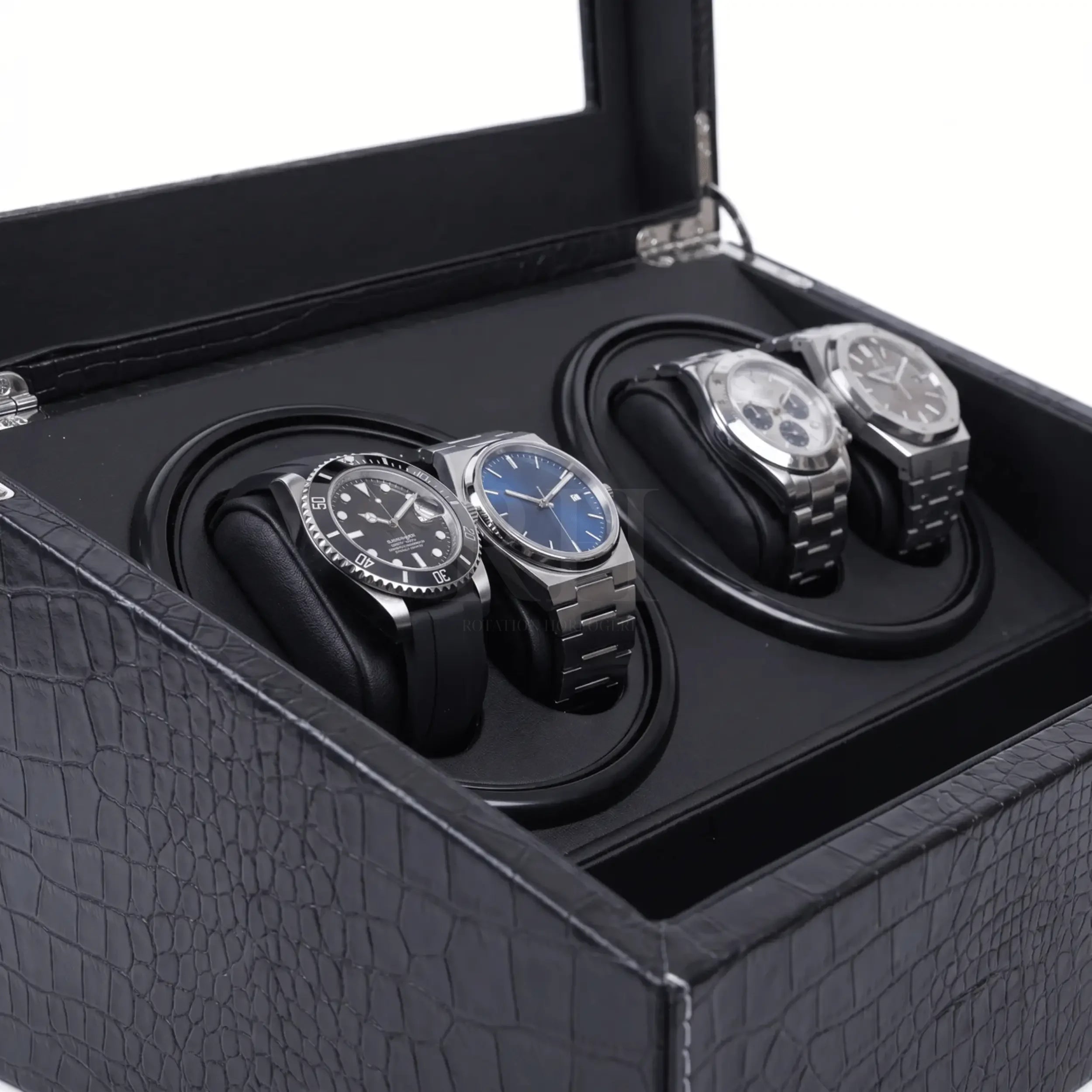 Remontoir Montre - le Coffret Noir - Rotation Horlogère