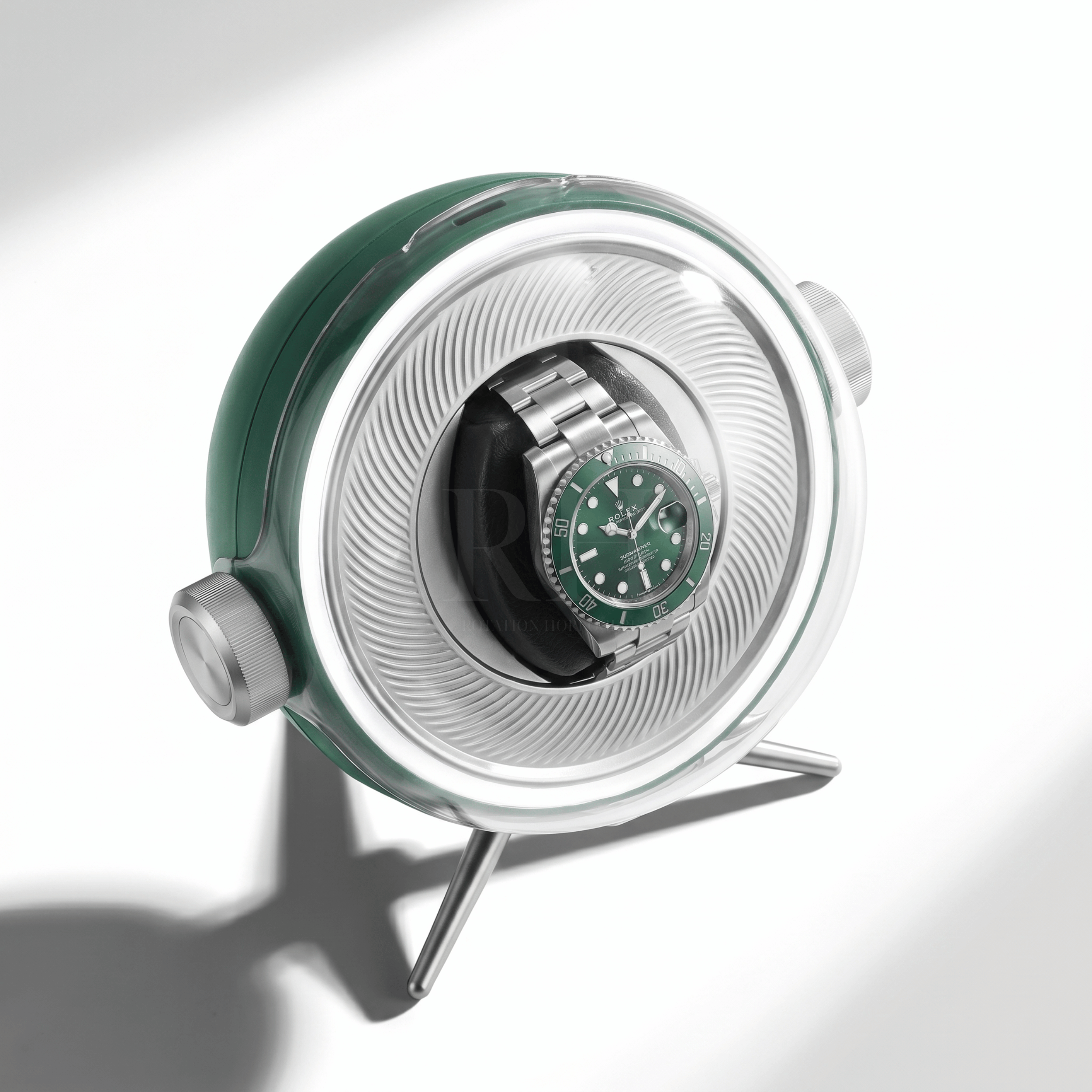 Remontoir Sphère Cosmos Solo - écrin Rotatif Design - Rotation Horlogère