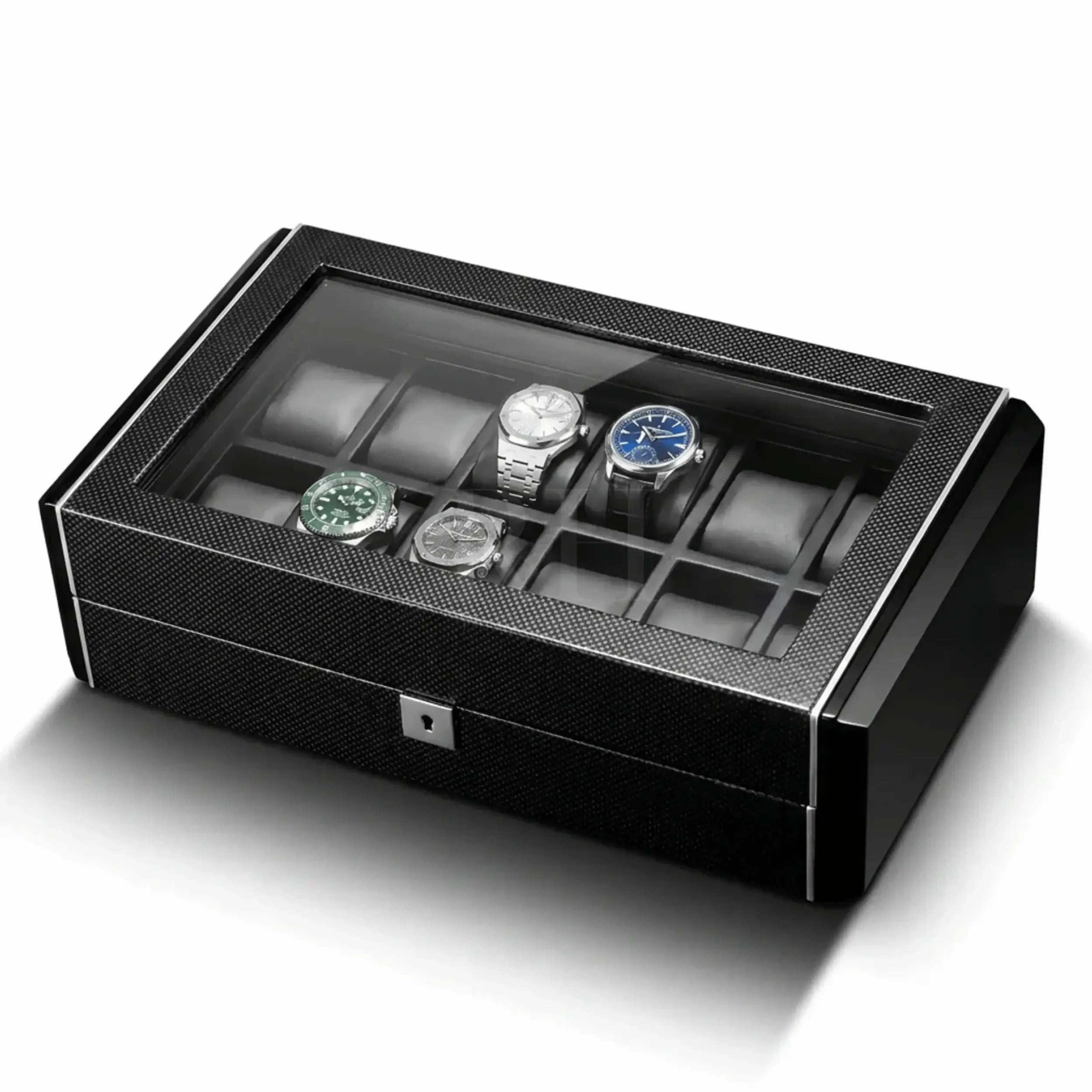 Scuderia™ - Boite à Montre Luxe pour 12 Montres - Rotation Horlogère