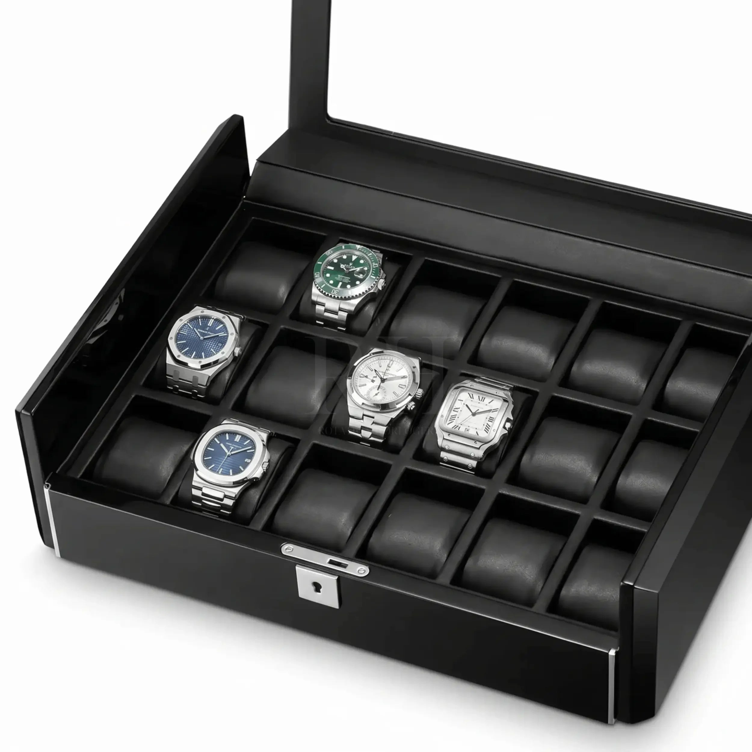Scuderia™ - Boite à Montre Luxe pour 18 Montres - Rotation Horlogère
