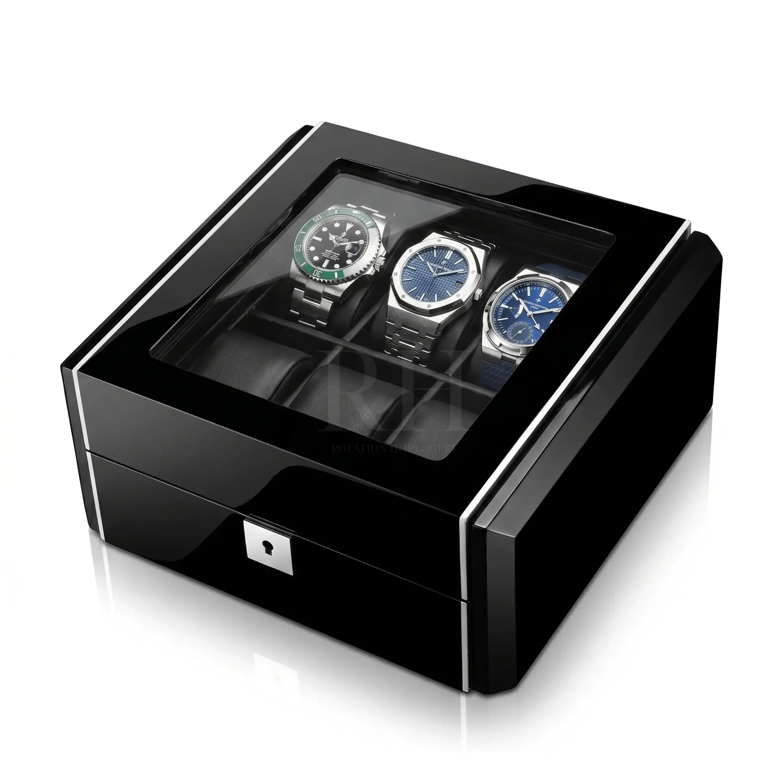 Scuderia™ - Boite à Montre Luxe pour 6 Montres - Rotation Horlogère