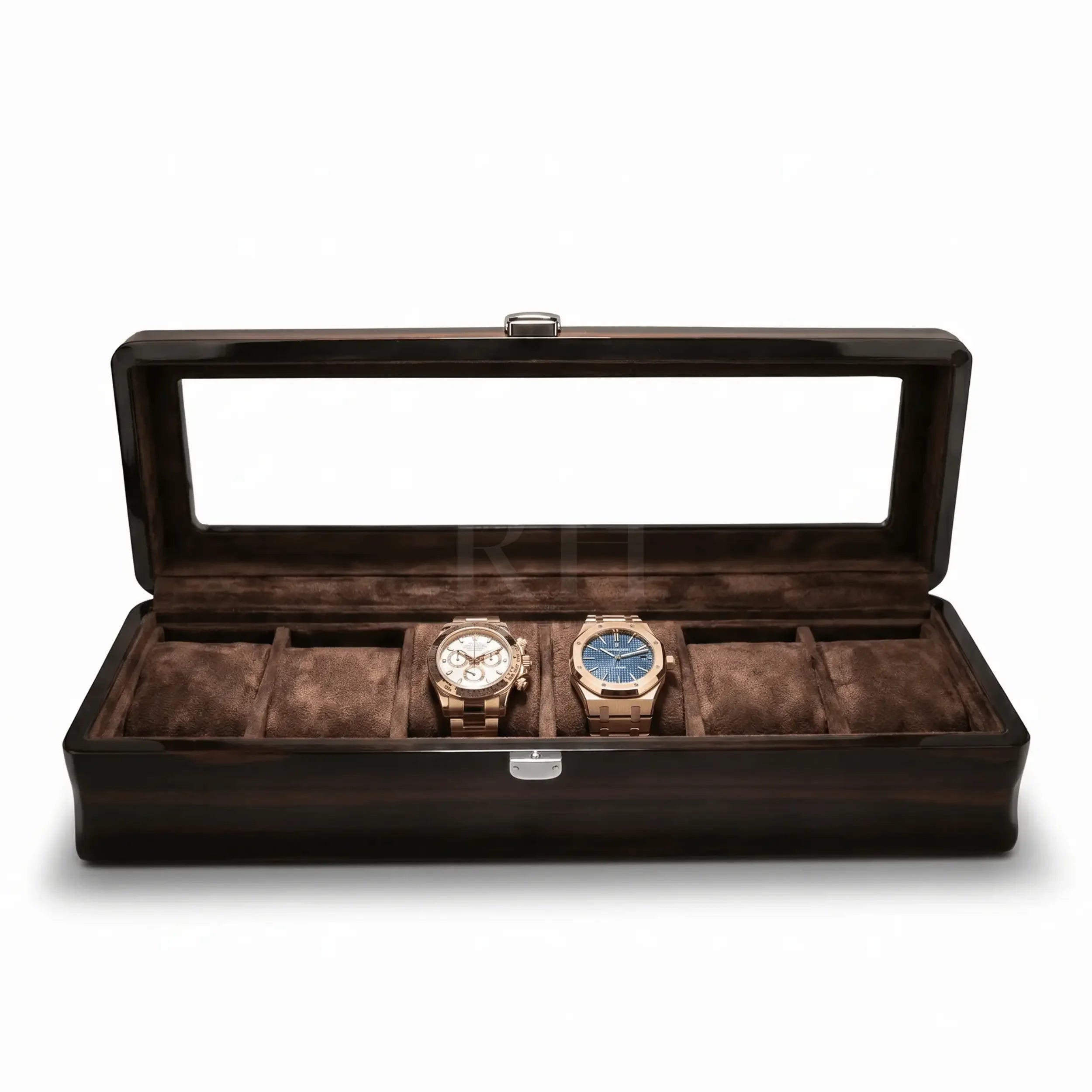 Velar 6 – Boîte à montre de luxe pour 6 Montres | Rotation Horlogere